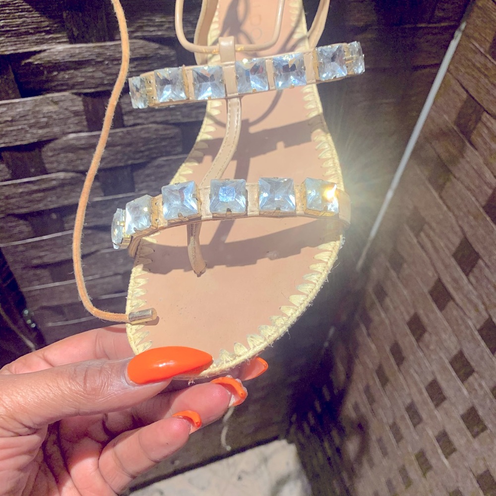 Aldo thank goodness gladiator sandals sizes 10